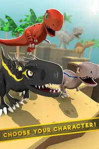 Jurassic Alive: World T-Rex Игра динозавров Screen Shot 1