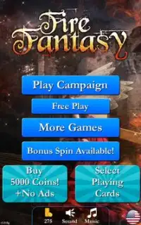 Solitare Game: Fire Fantasy Screen Shot 0