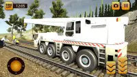 قطار البناء كرين محاكي 17 وباني 3D Screen Shot 9