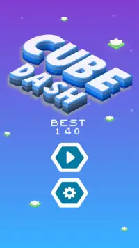 Cube Dash 3D: Geometry Game Screen Shot 0