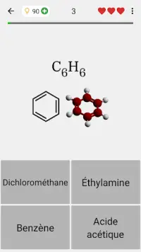 Les substances chimiques - Le quiz sur la chimie Screen Shot 1