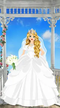 Princess Wedding Dress Up Game Screen Shot 2