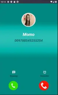 모모 가짜 전화 Momo Screen Shot 0
