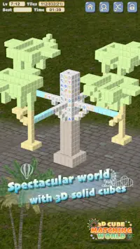 3D Cube Matching World Screen Shot 1
