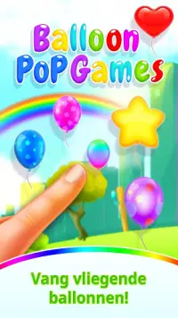 Knalende ballonnen spelletjes voor kinderen Screen Shot 0