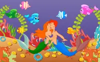 Kissing Game-Mermaid Love Fun Screen Shot 5