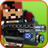 Pixel Craft Gun Battle 3D