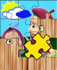 Puzzle for Masha with the Bear Screen Shot 0
