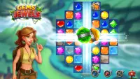 宝石と宝石 - マッチ3ジャングルパズルゲーム Screen Shot 7