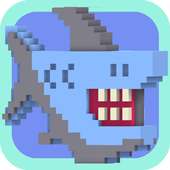 Shark Coloring By Number-Pixel Art