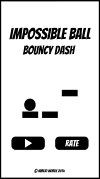 Impossible Ball - bouncy dash Screen Shot 0