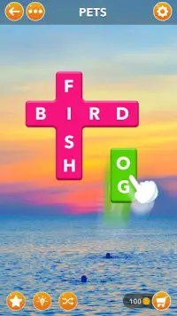 Word Cross Jigsaw - Word Games Screen Shot 0
