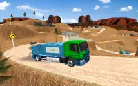 Garbage Truck Simulator 2017: 3D Trash Dump driver Screen Shot 1