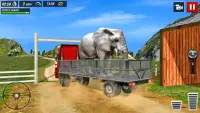 オフロードトラック動物輸送ゲーム - Offroad Truck Animal Transport Screen Shot 0