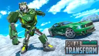 Polar Bear Robot Car Transform Robo Shooting Games Screen Shot 1
