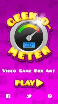 Geek-O-Meter: Game Box Art Screen Shot 0