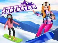 Ski Girl Superstar: Perfect 10 ❤ Winter Snowboard Screen Shot 0