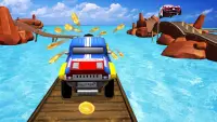Game akrobat mobil - Penggerak jip yang mustahil Screen Shot 5