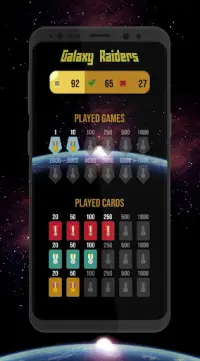 Galaxy Raiders Cards Screen Shot 5