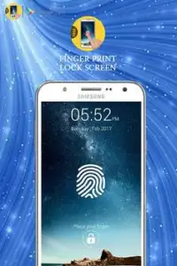 Fingerprint Lock Screen- Prank Screen Shot 1