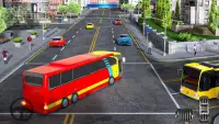 City Coach Bus Drive Simulator Screen Shot 7
