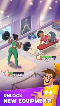 Gym Bunny - Idle clicker game Screen Shot 3