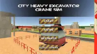 City Heavy Excavator Crane Sim Screen Shot 0