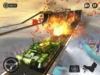 Impossible Army Tank Driving Simulator Tracks Screen Shot 8