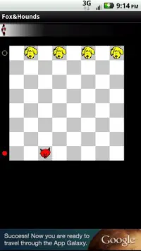 Fox And Hounds (Checkers) Screen Shot 0