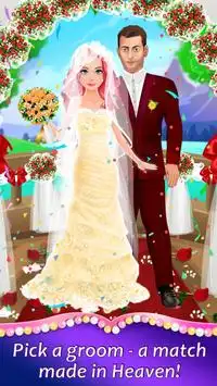 शादी सैलून ड्रेस अप - फैशन गेम Screen Shot 3