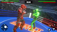 Robot Ring Fighting SuperHero Robot Fighting Game Screen Shot 1