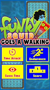 Funky Squid Goes A Walking Screen Shot 0