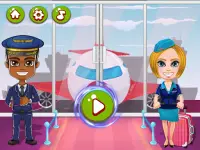 Assistent di volo Cabin Crew Airhostess Games 2021 Screen Shot 4