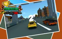 Downtown Car Toon Racing Screen Shot 1