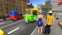 Modern Rickshaw Driving Games Screen Shot 3