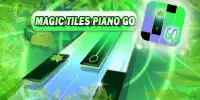 Green Magic Tiles - Piano Go 🎹🎵 Screen Shot 0
