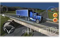 ट्रक ड्राइविंग खेल 3 डी Screen Shot 1