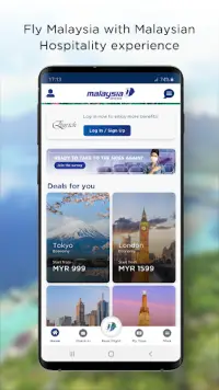 Malaysia Airlines Screen Shot 0