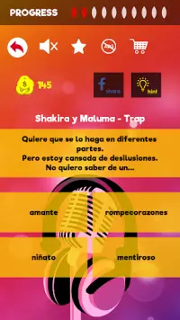 Completa Las Canciones - App Gratis Juego Músical Screen Shot 2
