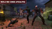 Serangan perang dunia zombie: Serangan senjata mel Screen Shot 2