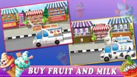 Ice cream dessert factory: Ice popsicle game Screen Shot 1