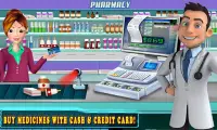 病院 レジ キャッシャー 女の子向けのゲーム Screen Shot 2