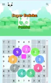 Super Sudoku Panda Game Screen Shot 3