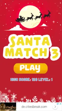 Santa Match 3 Screen Shot 0