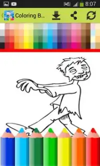 Coloring Book For Zombie and plants Screen Shot 3