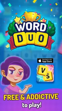 Word Search Duo ® Online PvP Game Screen Shot 1