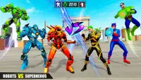 Robot VS Superhero Fighting Game Screen Shot 0
