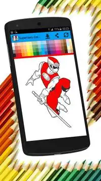 SuperHeroes Coloring Pages Screen Shot 4