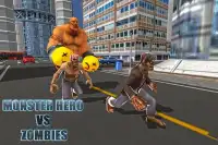 Monster Hero vs Zombies - letzte Stadt Schlacht Screen Shot 10