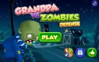 Zombies vs Grandpa Defense Screen Shot 0